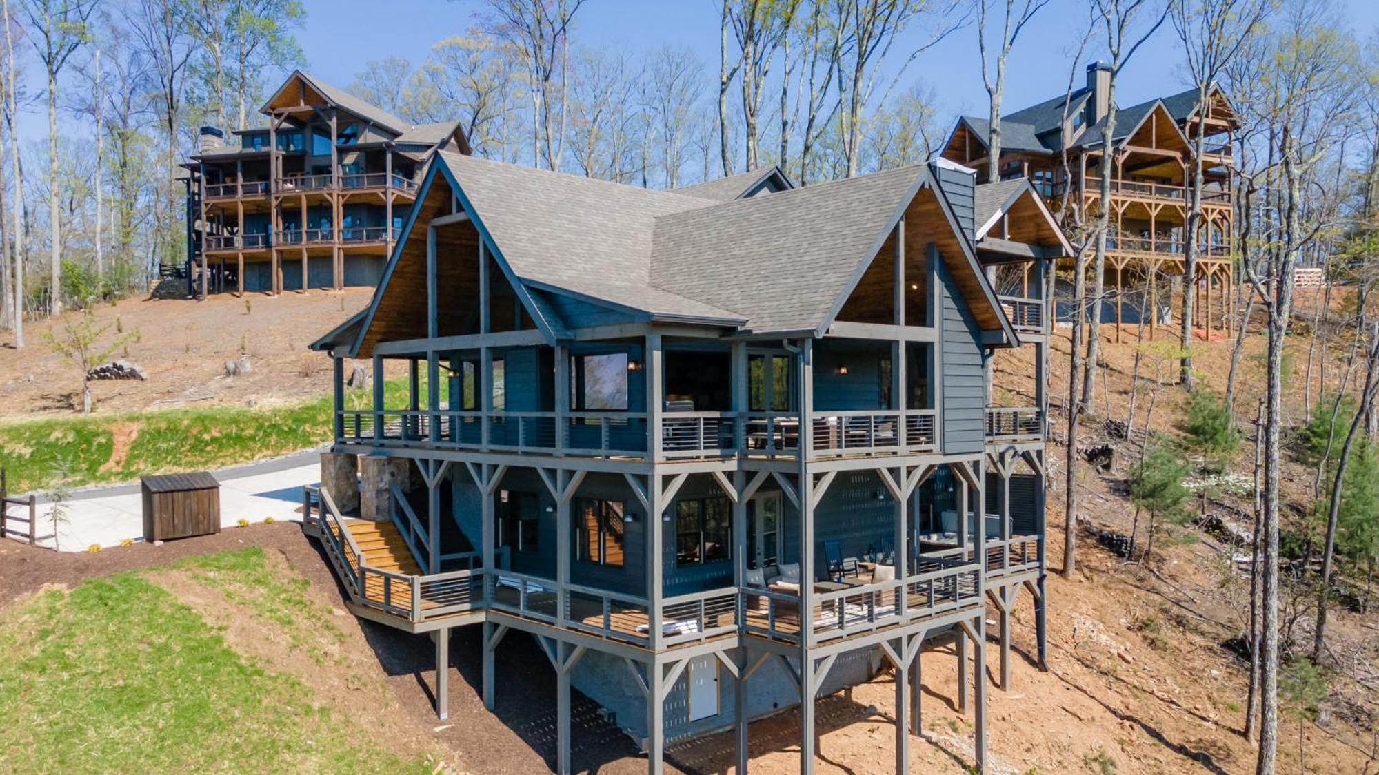 Mountain Air - Luxury Mountain View Cabin Blue Ridge Exterior photo