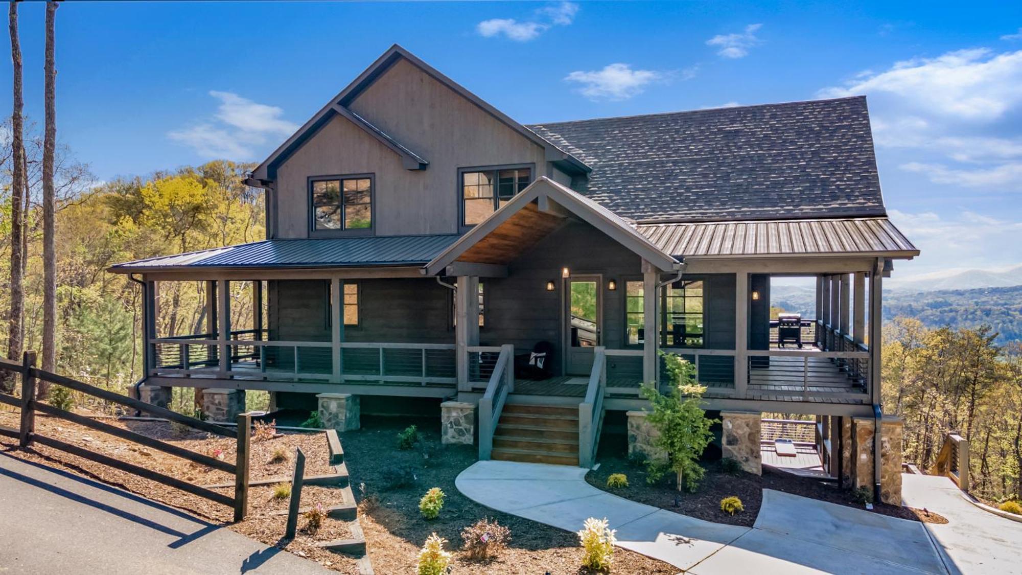Mountain Air - Luxury Mountain View Cabin Blue Ridge Exterior photo