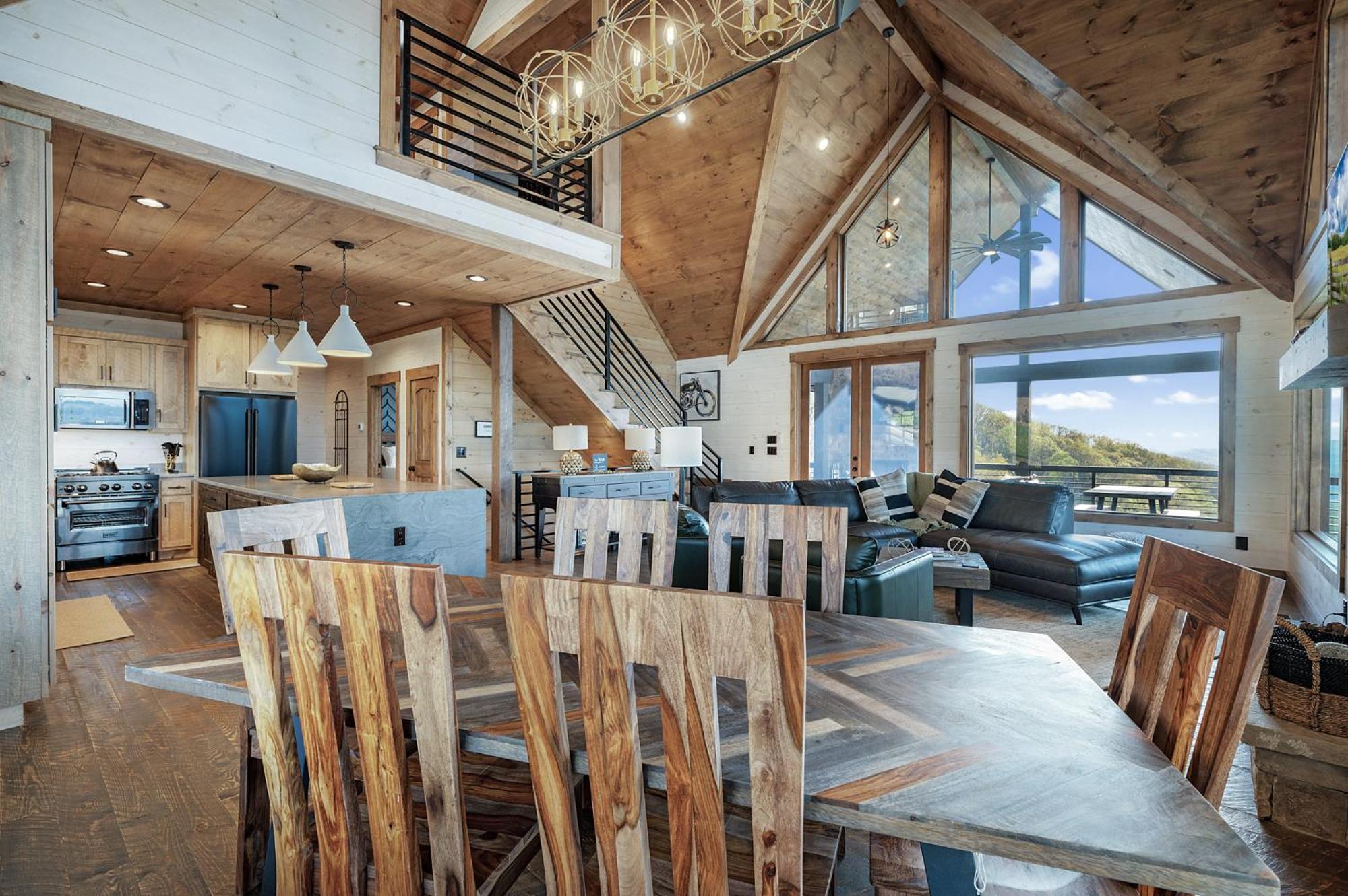 Mountain Air - Luxury Mountain View Cabin Blue Ridge Exterior photo