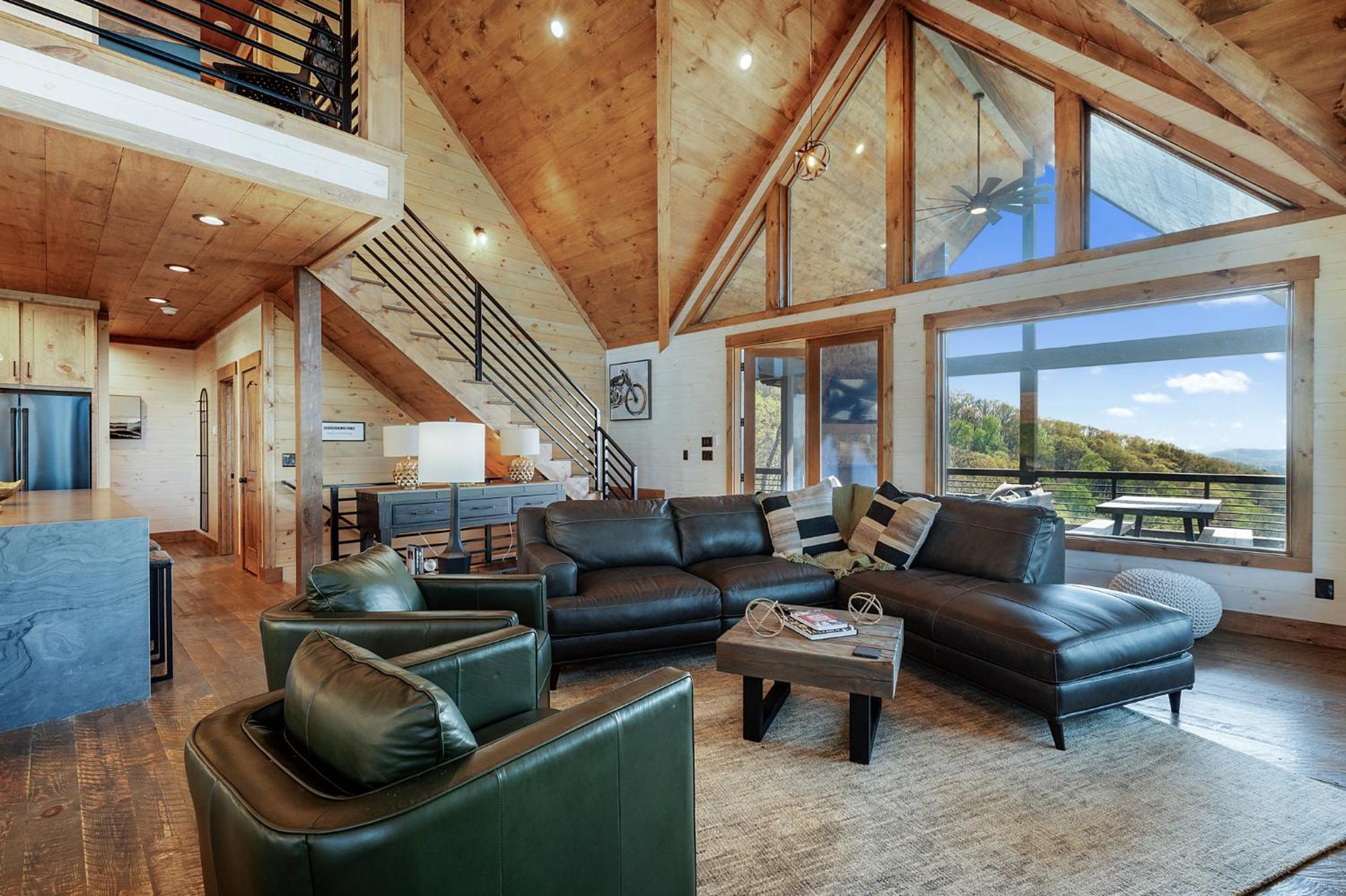 Mountain Air - Luxury Mountain View Cabin Blue Ridge Exterior photo