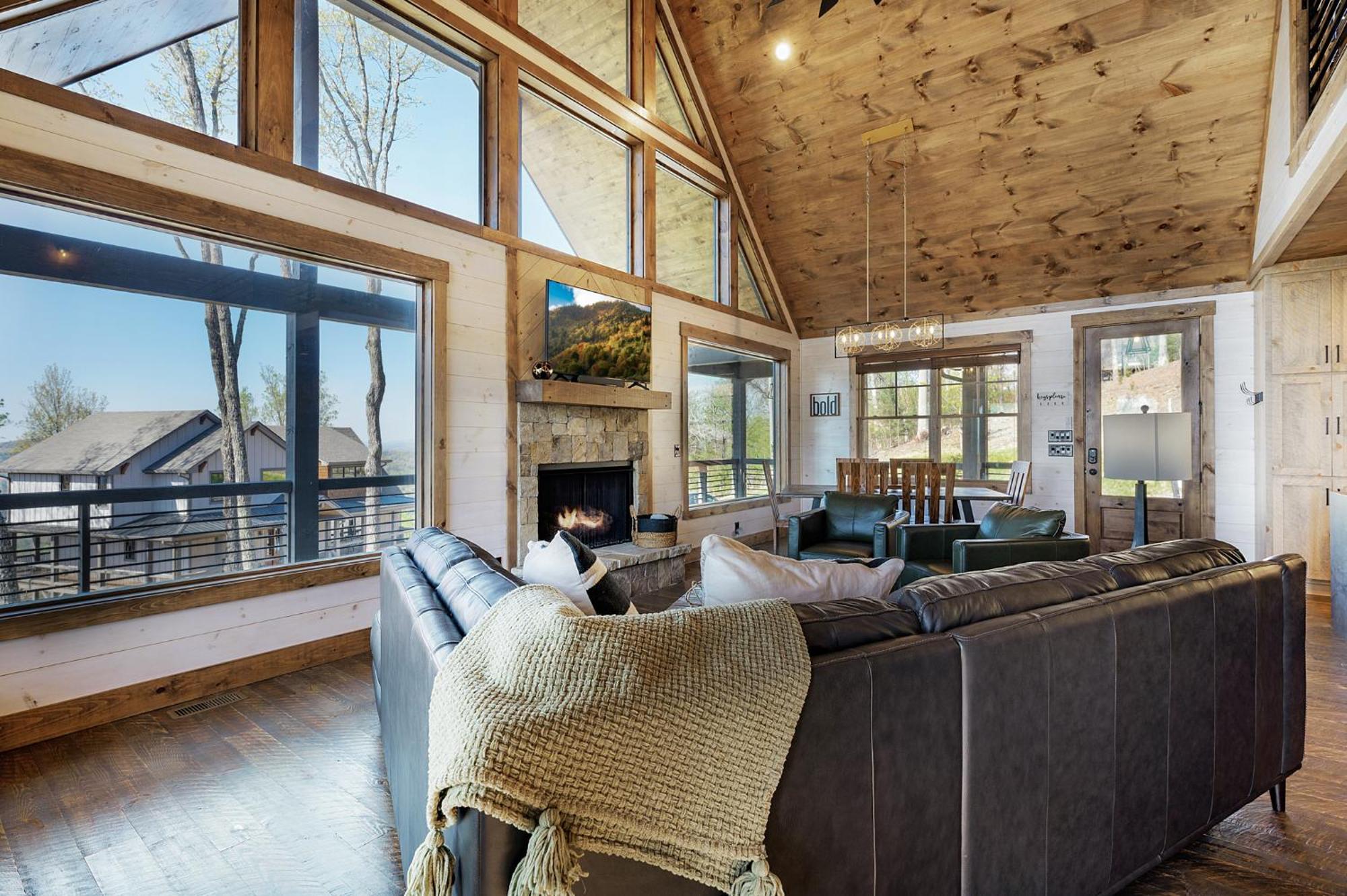 Mountain Air - Luxury Mountain View Cabin Blue Ridge Exterior photo